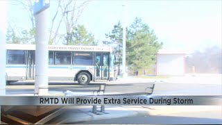 RMTD Provides Extra Service for Those in Need During Winter Storm