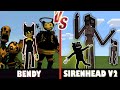 Bendy and the Ink Machine vs. SirenHead V2  | Minecraft (MEME BATTLE!)