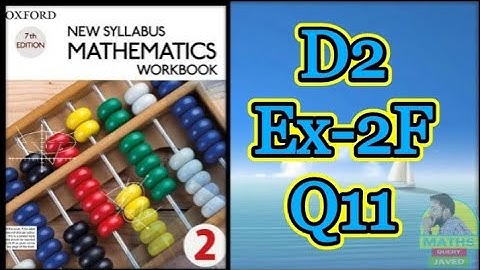 Q11 || Ex-2F || D2 || NSM || Linear graph and Simultaneous equation || in Urdu Hindi
