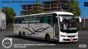 APSRTC Amaravati Volvo B11R Concept Livery || NR22 ||