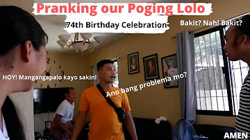 Pranking our Lolo - Birthday Celebration #ashes