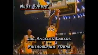 The NBA Is On The Move CBS Promo (1986)