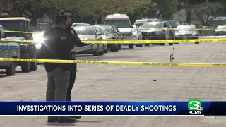 Police investigate series of deadly shootings in Stockton