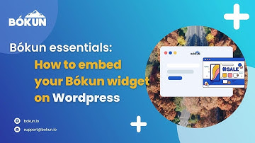 Bókun essentials: How to embed your Bókun widget on Wordpress