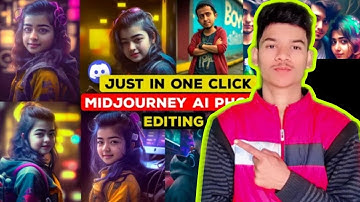 discord  photo editing in one click | midjouney editor | 3D Cartoon  editing photos  kaise karen