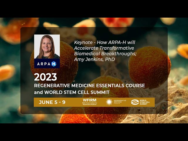 Keynote - How ARPA-H will Accelerate Transformative Biomedical Breakthroughs; Amy Jenkins, PhD