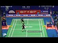 Anthony ginting speed and smash to beat legend  anthony ginting vs lin dan