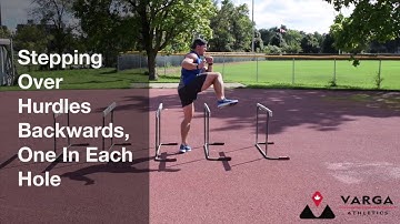 Stepping Over Hurdles Backwards, One In Each Hole