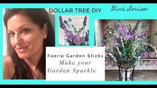 Dollar Tree DIY | Faeriesticks | Fairy Garden Sticks