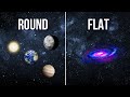 Why Is The Universe Flat When Everything Else Is Round?