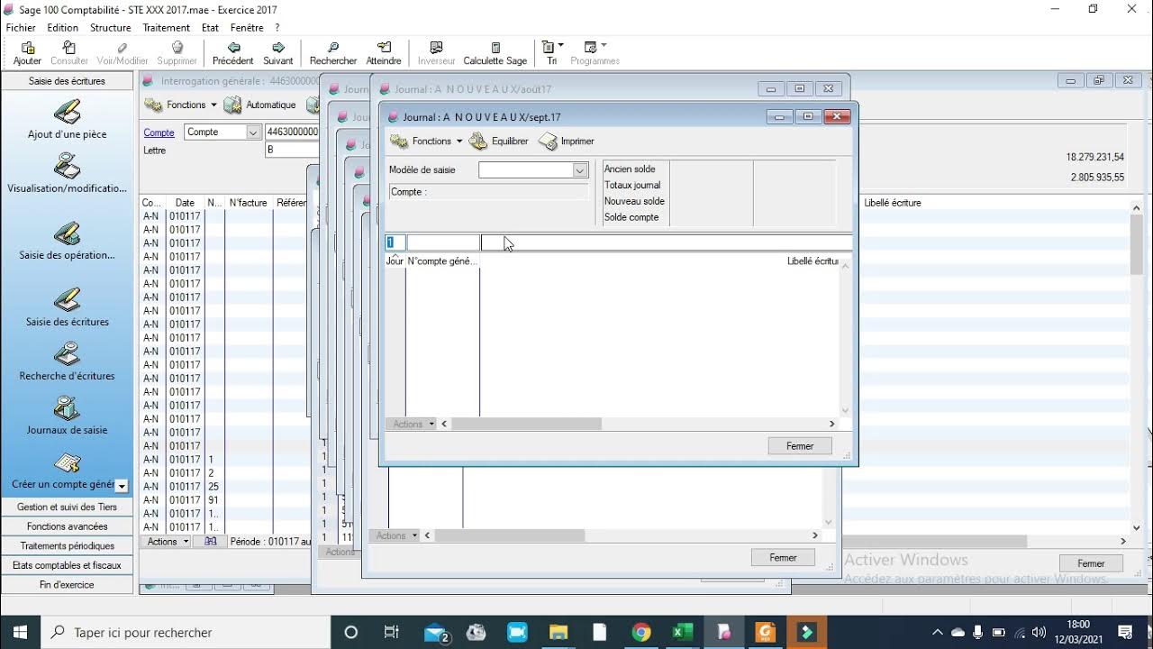 SAGE COMPTABILITE OUVRIR ET FERMER PLUSIEURS JOURNAUX FACILEMENT YouTube