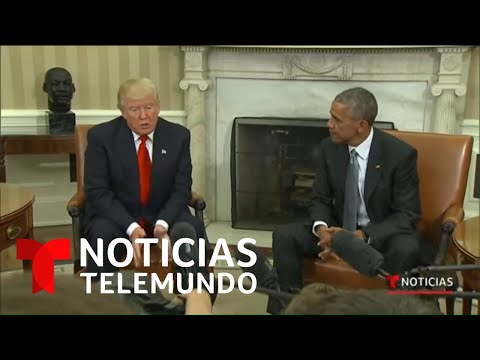 Trump llama "incompetente" y "corrupto" a Obama | Noticias Telemundo