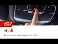 Ecall  automatische notrufsysteme im test