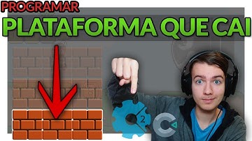 Como Programar uma PLATAFORMA QUE CAI (Muito Otimizada) - Construct 2 Vídeo-Aula em Português