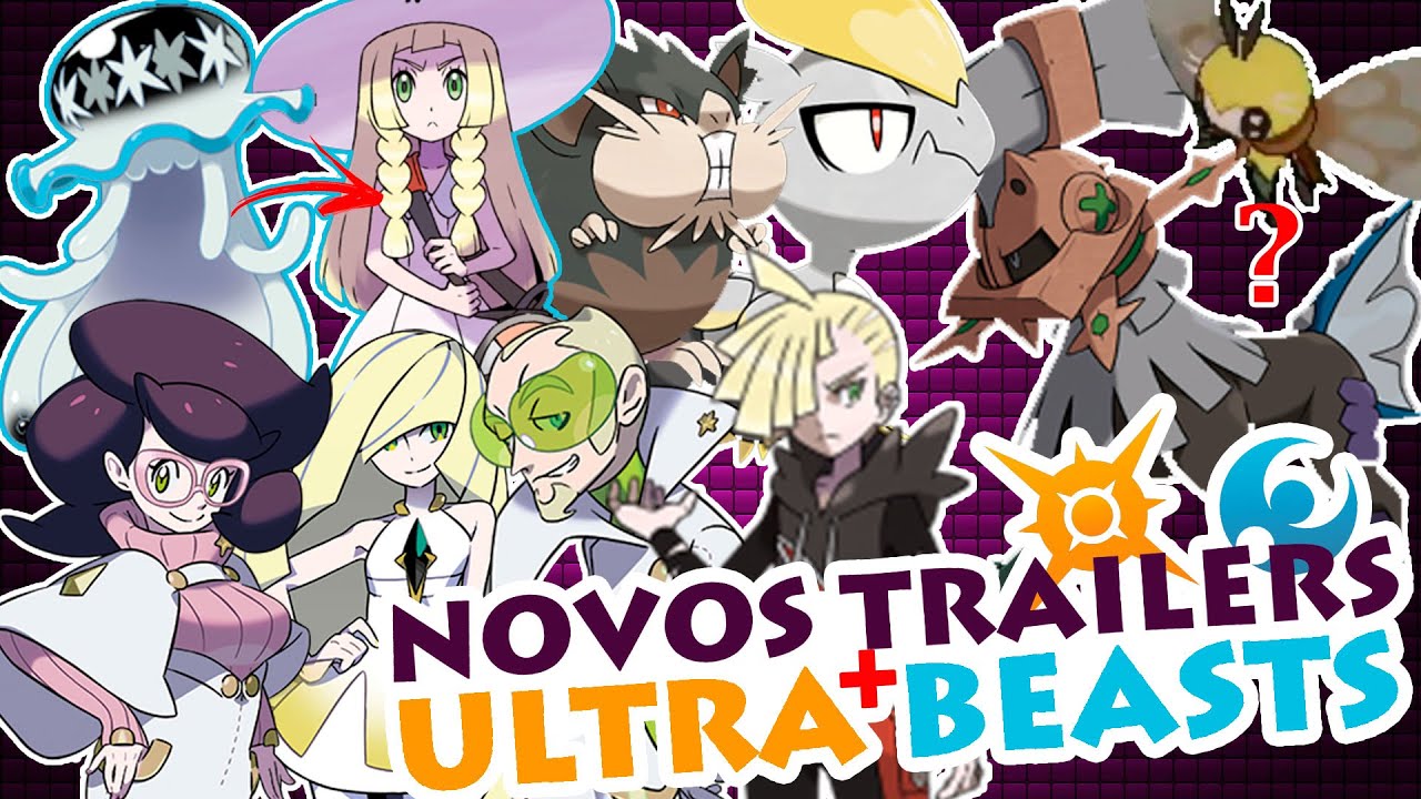 Pokémon Ultra Sun e Moon revela nova Ultra Beast, locais e personagens  inéditos em trailer - NerdBunker