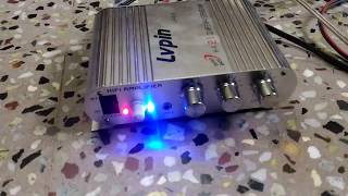 Lvpin LP-838 amplifier 12V Super Bass Mini Hi-Fi Stereo Amplifier