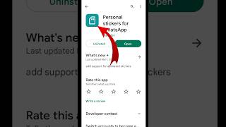 Whatsapp Stickers Feature for Whatsapp 🔥#short screenshot 3