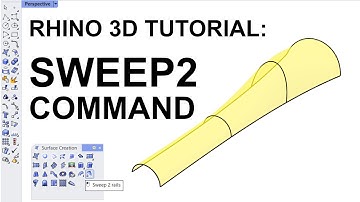 Rhino 3D Tutorial: Sweep2 (Sweep 2 Rails) Command