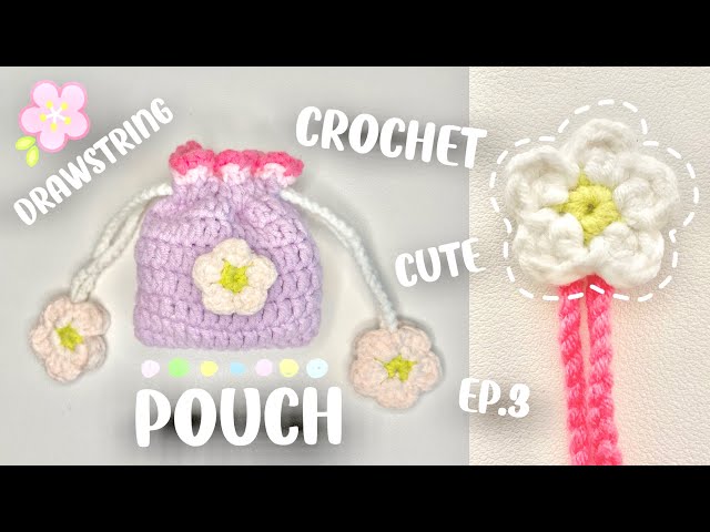 ♡ Crochet Cute Mini Pouch Tutorial