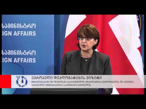 ევროპელი დიპლომატების ვიზიტი