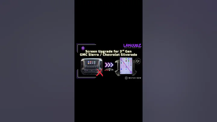 AuCarAuto 15.6” Tesla Style Screen for GMC Sierra / Chevy Silverado 3rd Generation (2014-2018)