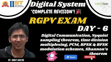 Day 6 | Digital System | Unit IV, V | Complete Revision | PYQ | IIST | RGPV Exam | Ankit Jain Sir