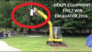 Heavy Equipment Accidents Caught On Tape 2016: Excavator FAIL/WIN Construction Disasters Crash #21