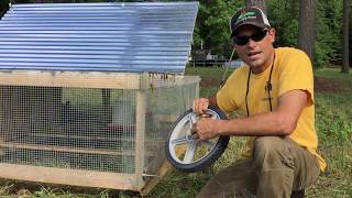 DIY How to Build Your Own Chicken Tractor Part III  Wheel Assembly