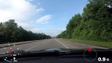 Fast stop from 55+, Part #2 (Braking)