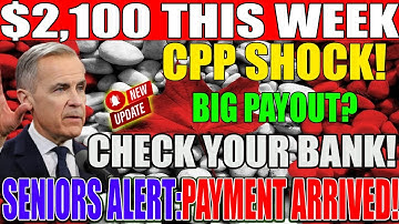 🎉💰🇨🇦 $2,100 CPP & OAS Payments Hitting Bank Accounts This Week — Check If You’re Eligible Now