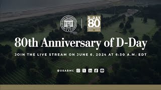 80th Anniversary of D-Day at Normandy American Cemetery