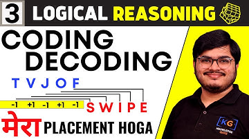 🛑Lecture 3 - CODING DECODING All Type Questions in One Video | Mera Placement Hoga