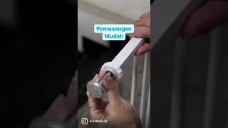 KURU Baby Gate Pagar Bayi Safety Pintu Pembatas Tangga Tinggi 76cm