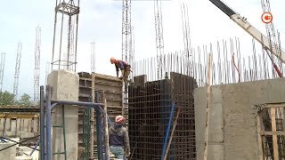 Детский сад на 220 мест на улице Героев Бреста уже готов треть