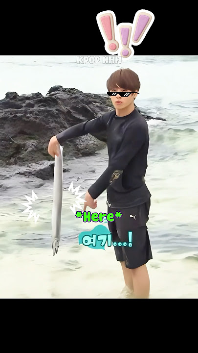Jungkook Caught A Cutlassfish By Himself And Surprised Everyone ๐ฒ๐คฃ #shorts #bts #jungkook