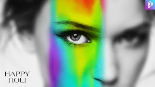 Happy Holi Creative Editing 2019 | Picsart Tutorial screenshot 5