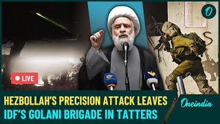 LIVE| Hezbollah Leaves Golani Brigade in Pain, Multiple Merkava Tank Destroyed in Drone Strike|Watch