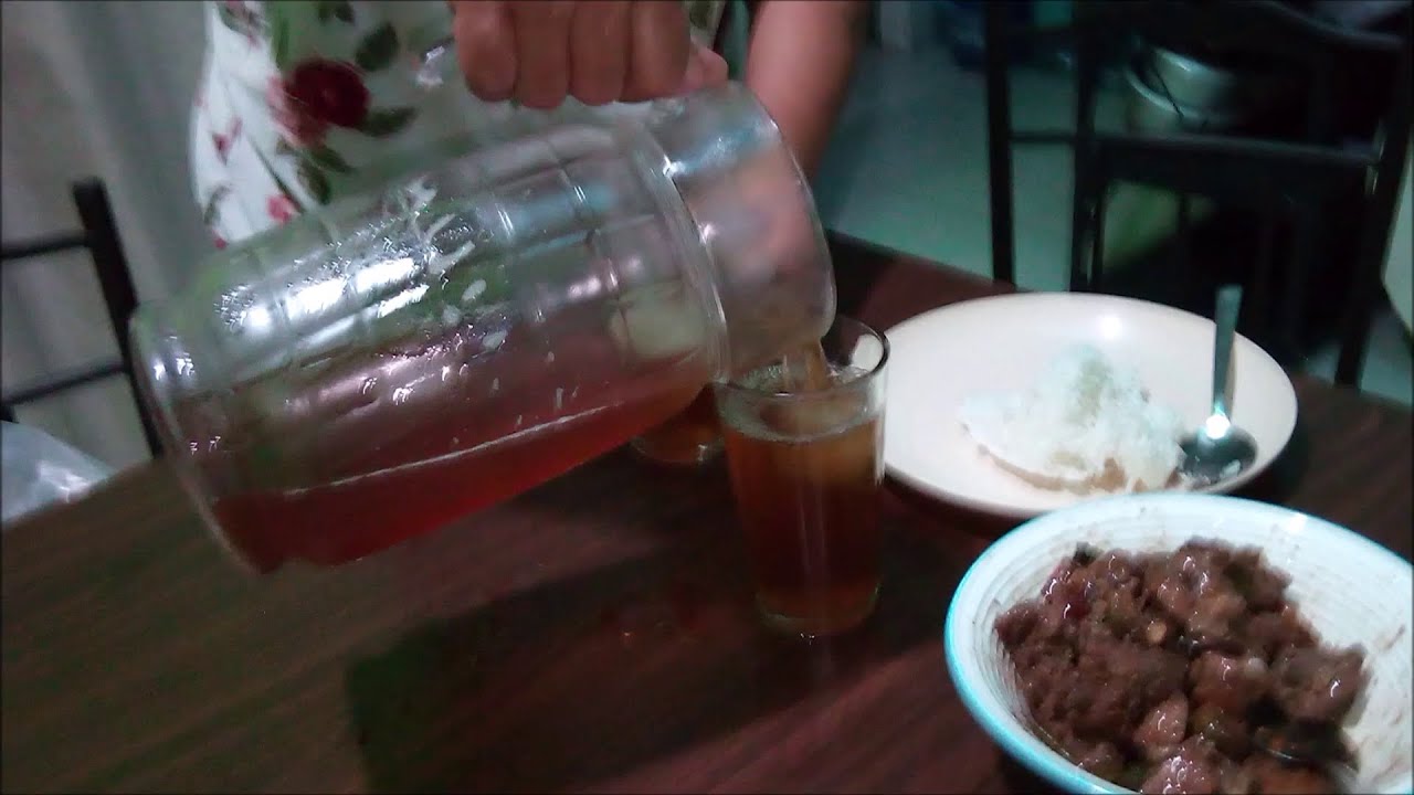 Part 2 Delicious Chicken Pork Adobo With Iced Tea na Pantulak ! - YouTube