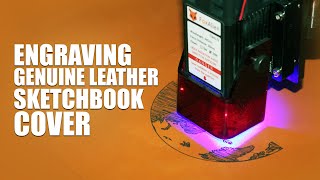 Engraving Sketchbook Leather Cover With My Foxalien Newman Diy