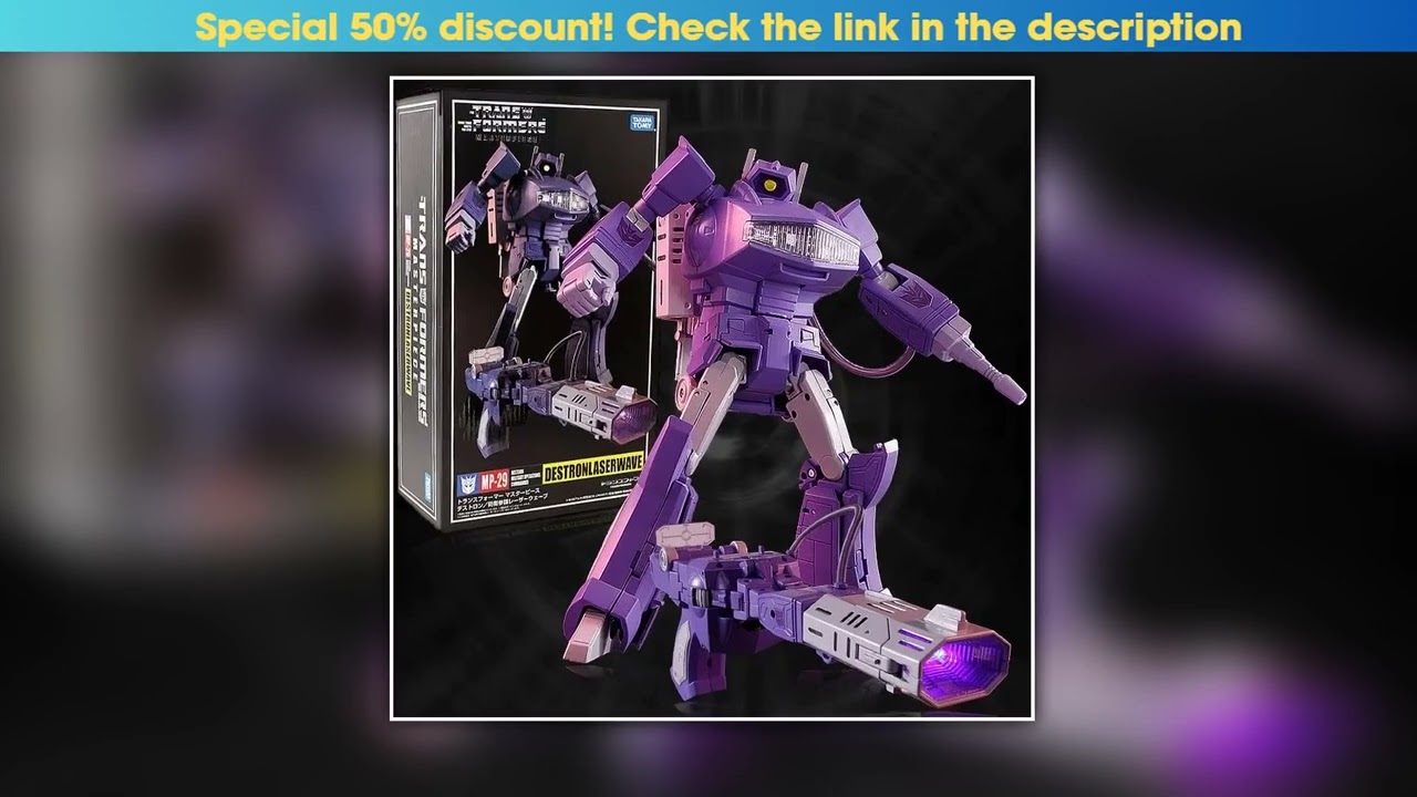 G1 Transformation MasterPiece KO MP29 MP29 Shockwave Action Figure Collection Robot Gifts Toys Tren