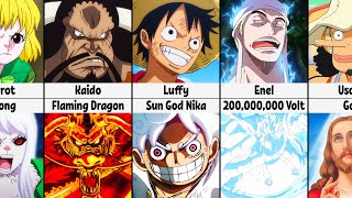 First and Final Form of One Piece Characters
