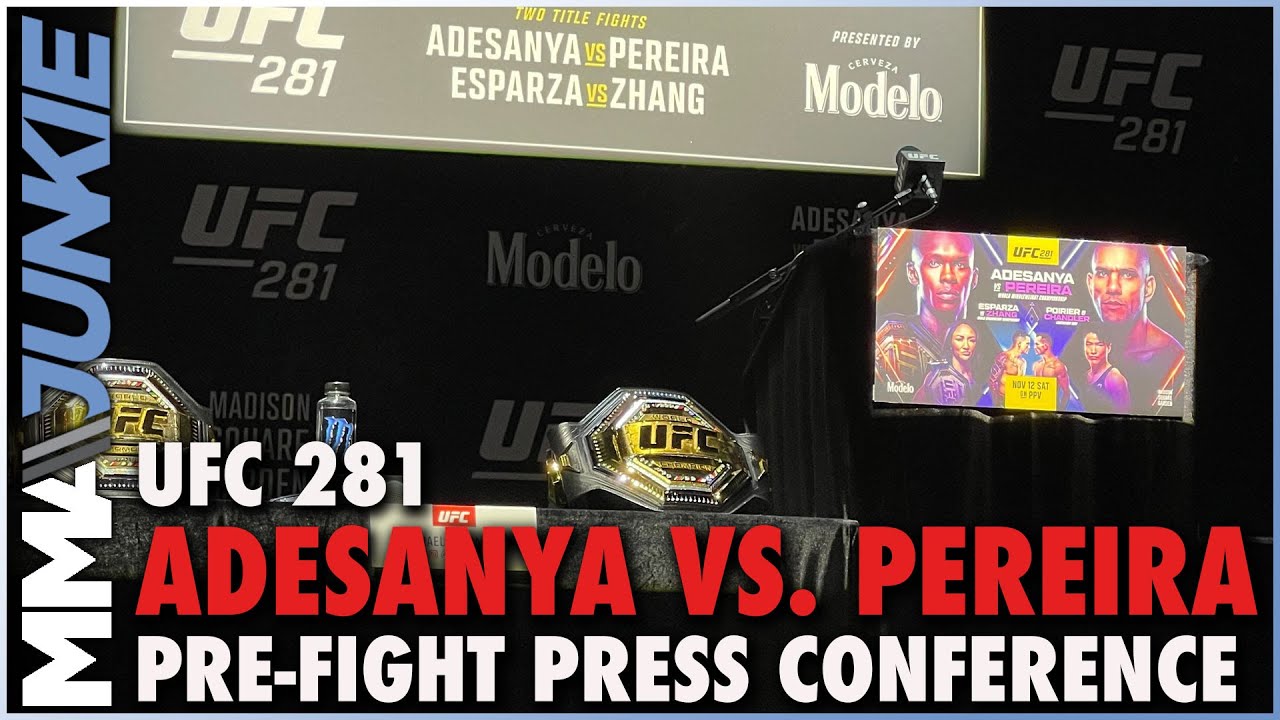 Video UFC 281 pre-fight press conference live stream