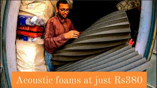 Soundproof foam in just Rs 380 || acoustic foams for studio || eco foams||