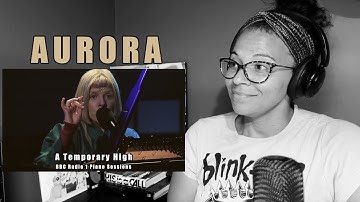 AURORA - A Temporary High, at BBC Radio 1 Piano Sessions | Reaction