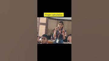 child doing finger calculation # increases memory #ABACUS