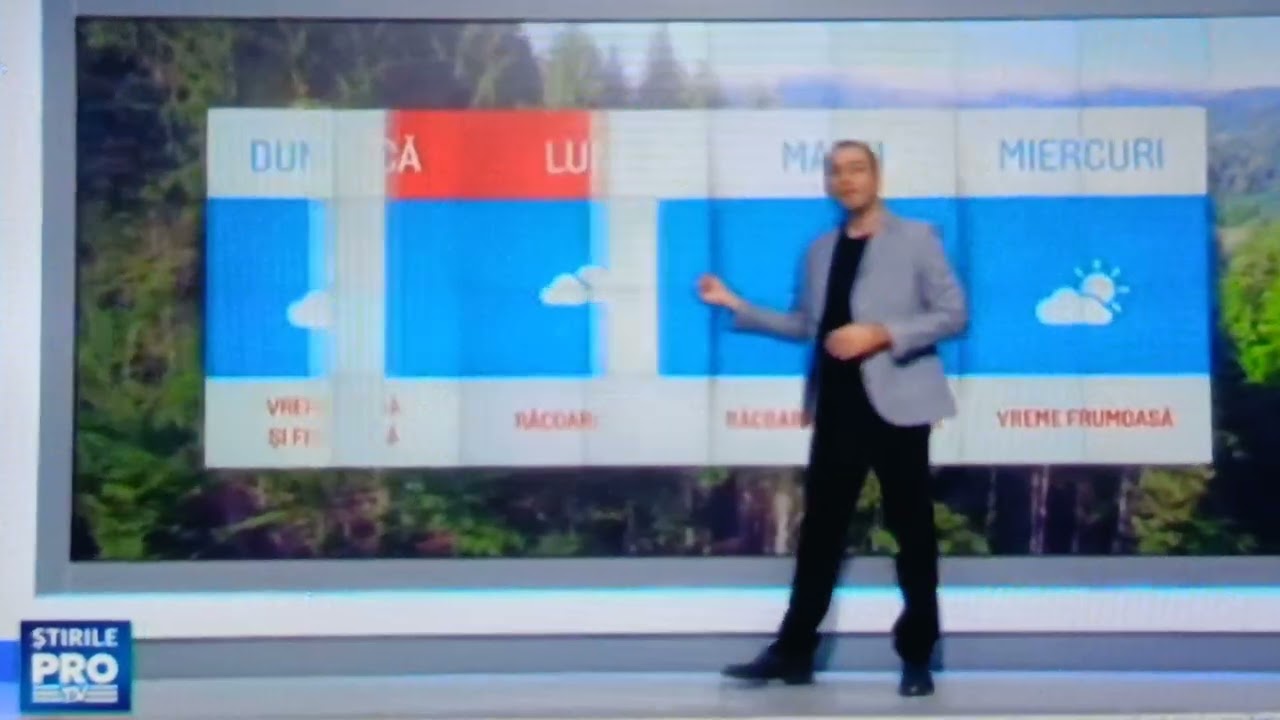 Daniel Nițoiu VREMEA PRO TV  27 august 2017