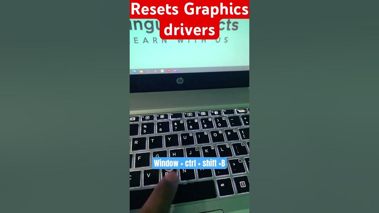 Reset graphics drivers shortvideo techshorts youtube