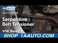 How to Replace Serpentine Belt Tensioner 1998-2005 Volkswagen Beetle