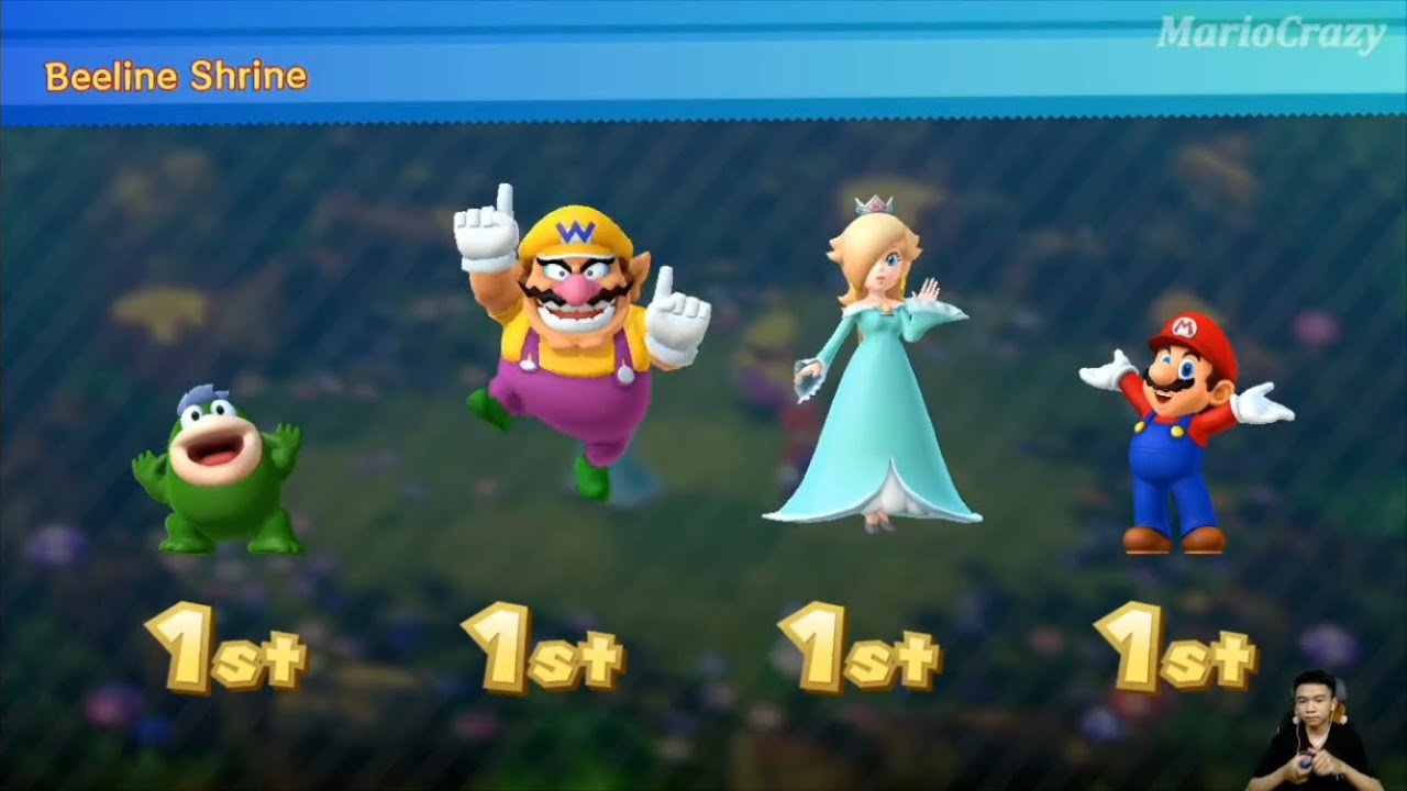 Mario Party 10 Coin Challenge - Spike vs Rosalina vs Wario vs Mario | Master CPU