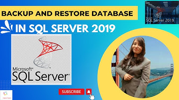 Backup and Restore Database in SQL Server 2019  #sqlservertutorial